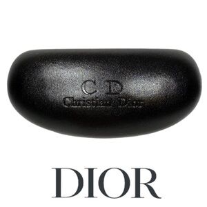 CHRISTIAN DIOR | Hard Clamshell Sunglasses Case Lux Beach Vacation Resort Travel